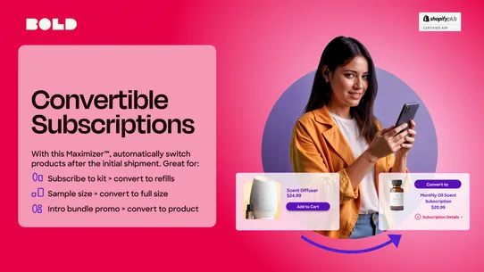 BOLD Subscriptions App screenshot