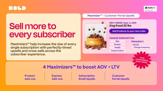 BOLD Subscriptions App screenshot