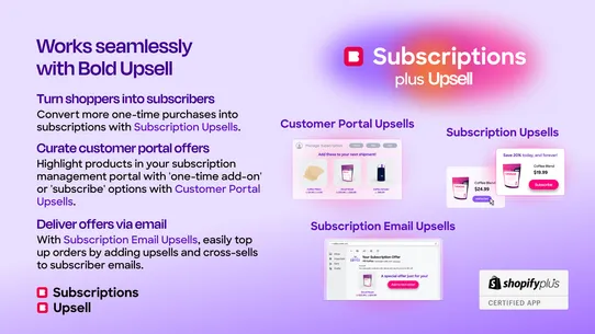 BOLD Subscriptions screenshot