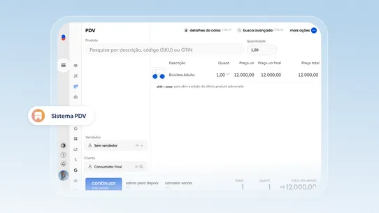 Sistema ERP da Olist screenshot