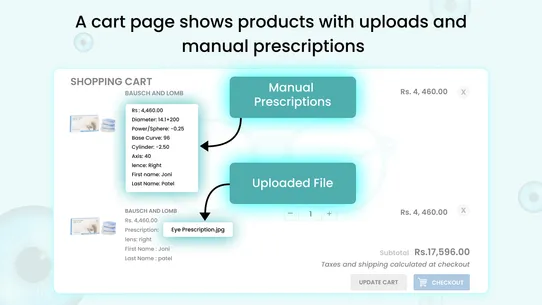 S: Prescription Eye Lens screenshot