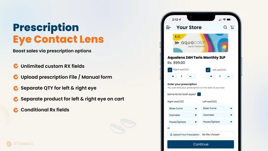 SB Prescription Eye Lens screenshot