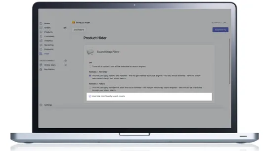 Product Hider screenshot