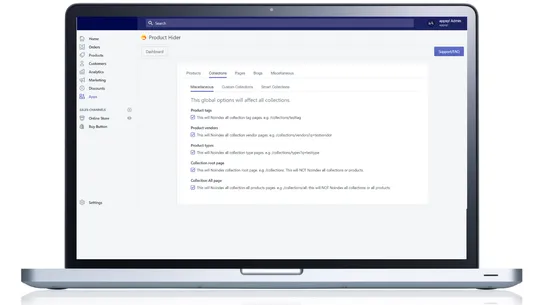 Product Hider screenshot