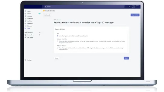 Product Hider screenshot