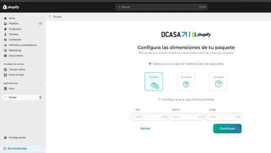 Ocasa screenshot