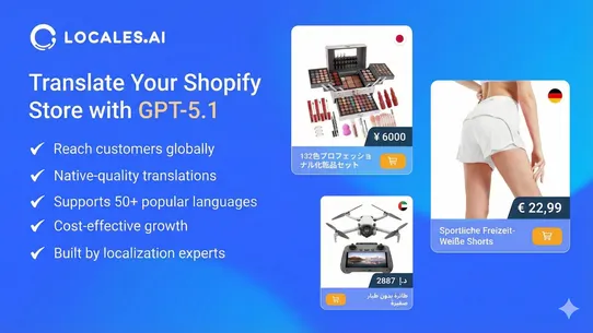 Locales.ai: AI Translate ‑GPT5 screenshot