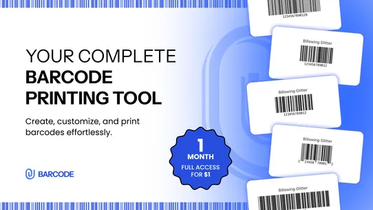 F: Retail Barcode Generator screenshot