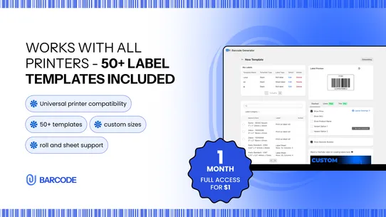 F: Retail Barcode Generator screenshot