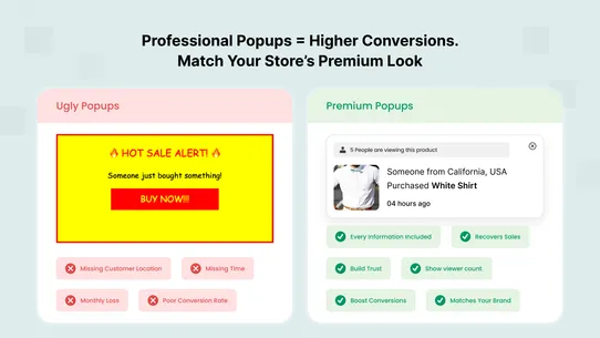 SalesPulse ‑ Sales Pop Up screenshot