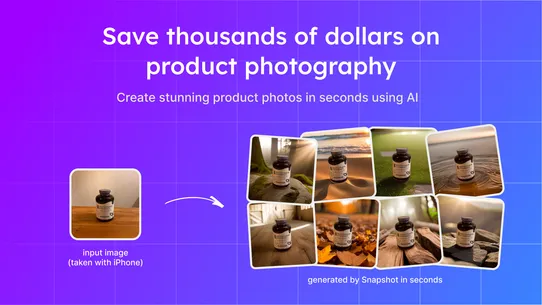 Snapshot: AI Product Photos screenshot