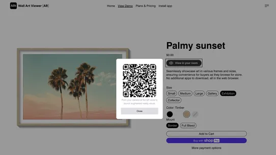 Wall Art Viewer AR screenshot