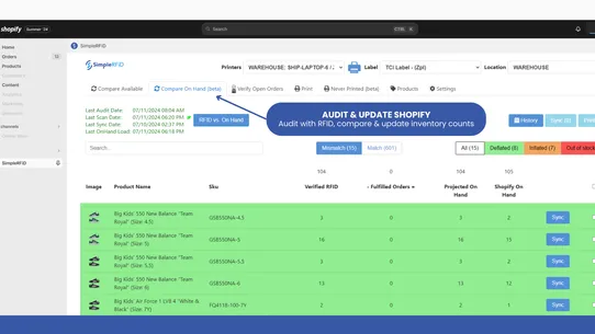 Simple RFID Inventory Solution screenshot