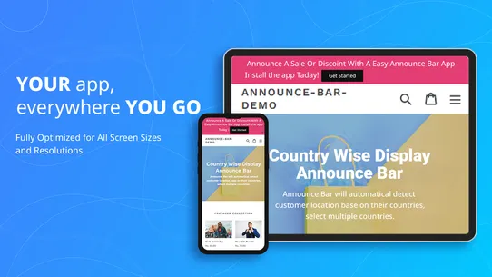 Easy Announce Bar screenshot