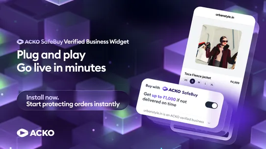 Acko SafeBuy Trust Badge screenshot