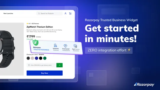 Razorpay Trusted Business screenshot