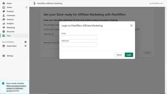 FlexOffers Affiliate Marketing screenshot