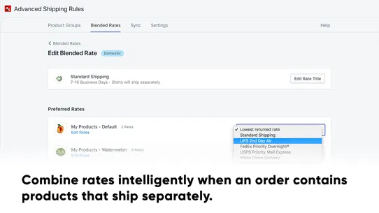 Advanced Shipping Rules screenshot