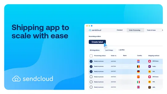 Sendcloud screenshot