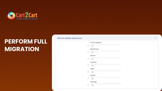 Cart2Cart Store Migration screenshot
