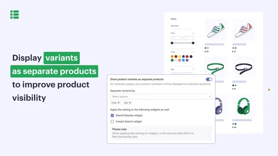 Searchanise Search &amp; Filter screenshot
