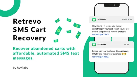 Retrevo ‑ SMS Abandoned Cart screenshot