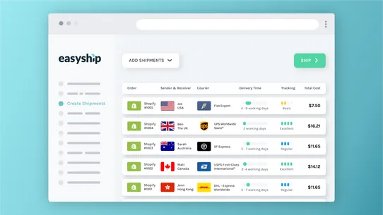 Easyship ‑ All in One Shipping screenshot