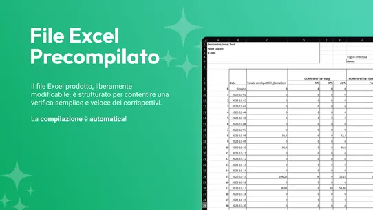 Registro Corrispettivi Facile screenshot