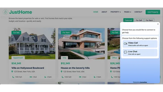 ConnectNow AI Agent screenshot