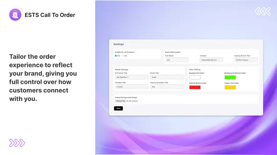 CallToOrder screenshot