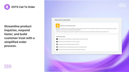 CallToOrder screenshot