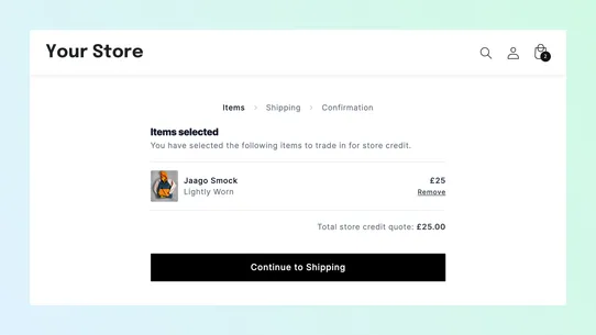 Recommerce screenshot