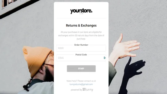 Turny Returns &amp; Exchanges screenshot