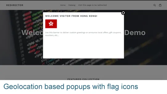 Redirector screenshot