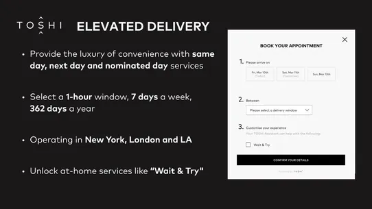 TOSHI Last Mile Delivery screenshot