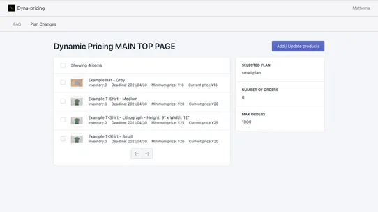 Dyna‑Pricing: Dynamic pricing screenshot