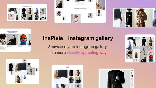 InsPixie Instagram Feed Blocks screenshot