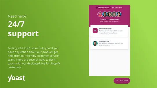 Yoast SEO ‑ Store optimization screenshot