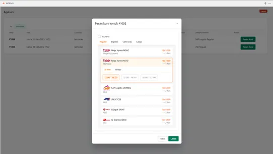 APIKurir screenshot