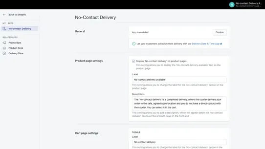 SpurIT No‑Contact Delivery screenshot