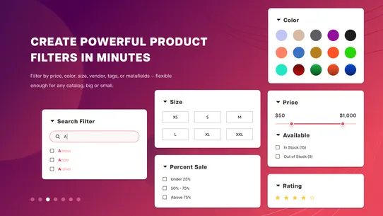 Smart Product Filter &amp; Search screenshot