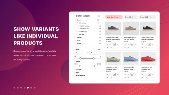 Smart Product Filter &amp; Search screenshot