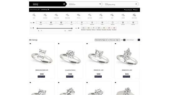 GemFind RingBuilderⓇ screenshot