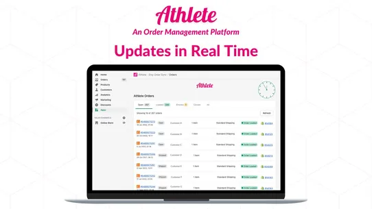 Athlete ‑ Etsy Order Sync screenshot