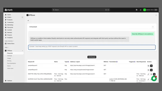 APIEase: API &amp; App Dev Agent screenshot