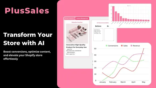 PlusSales AI ‑ Website Builder screenshot