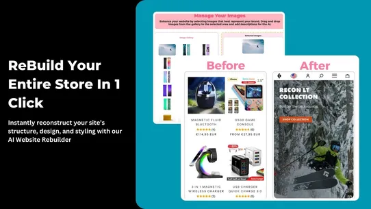 PlusSales AI ‑ Website Builder screenshot