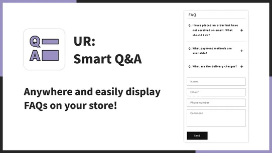 UR: Smart Q&amp;A｜Anywhere FAQs screenshot