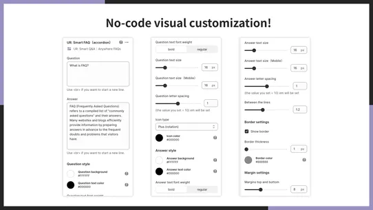 UR: Smart Q&amp;A｜Anywhere FAQs screenshot