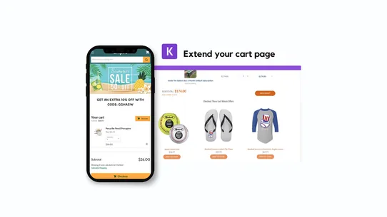 Kartify ‑ Cart Banner &amp; Terms screenshot